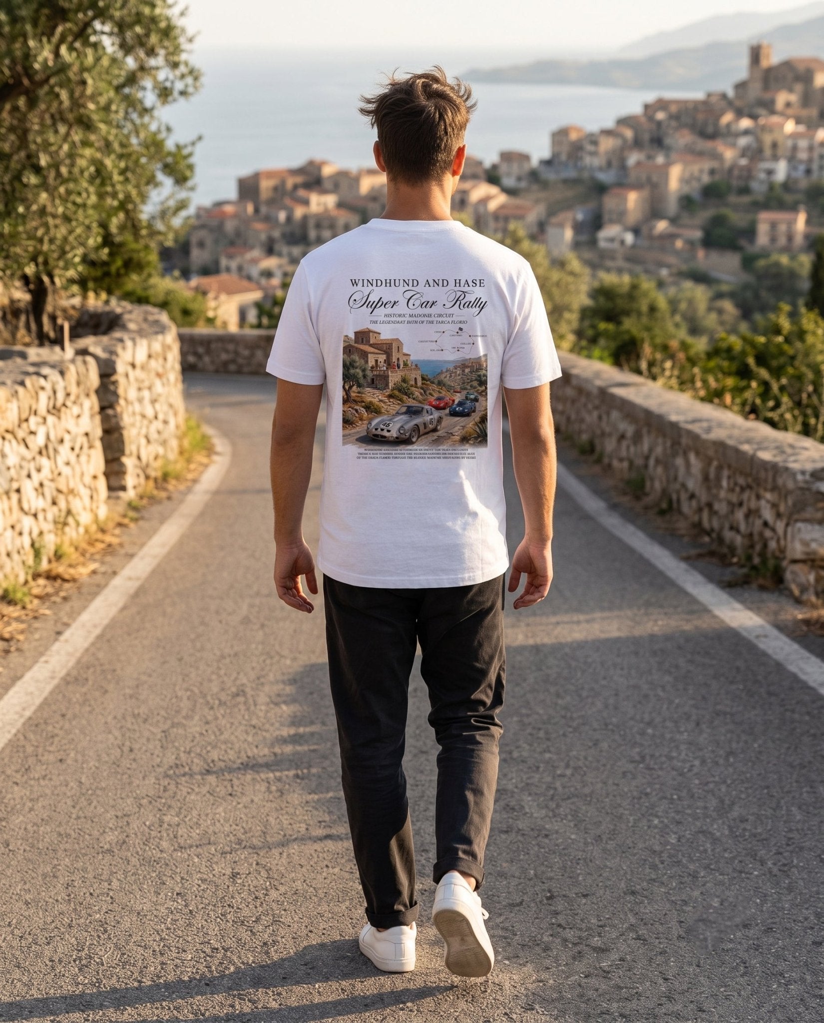 Camiseta Targa Florio - Windhund and Hase