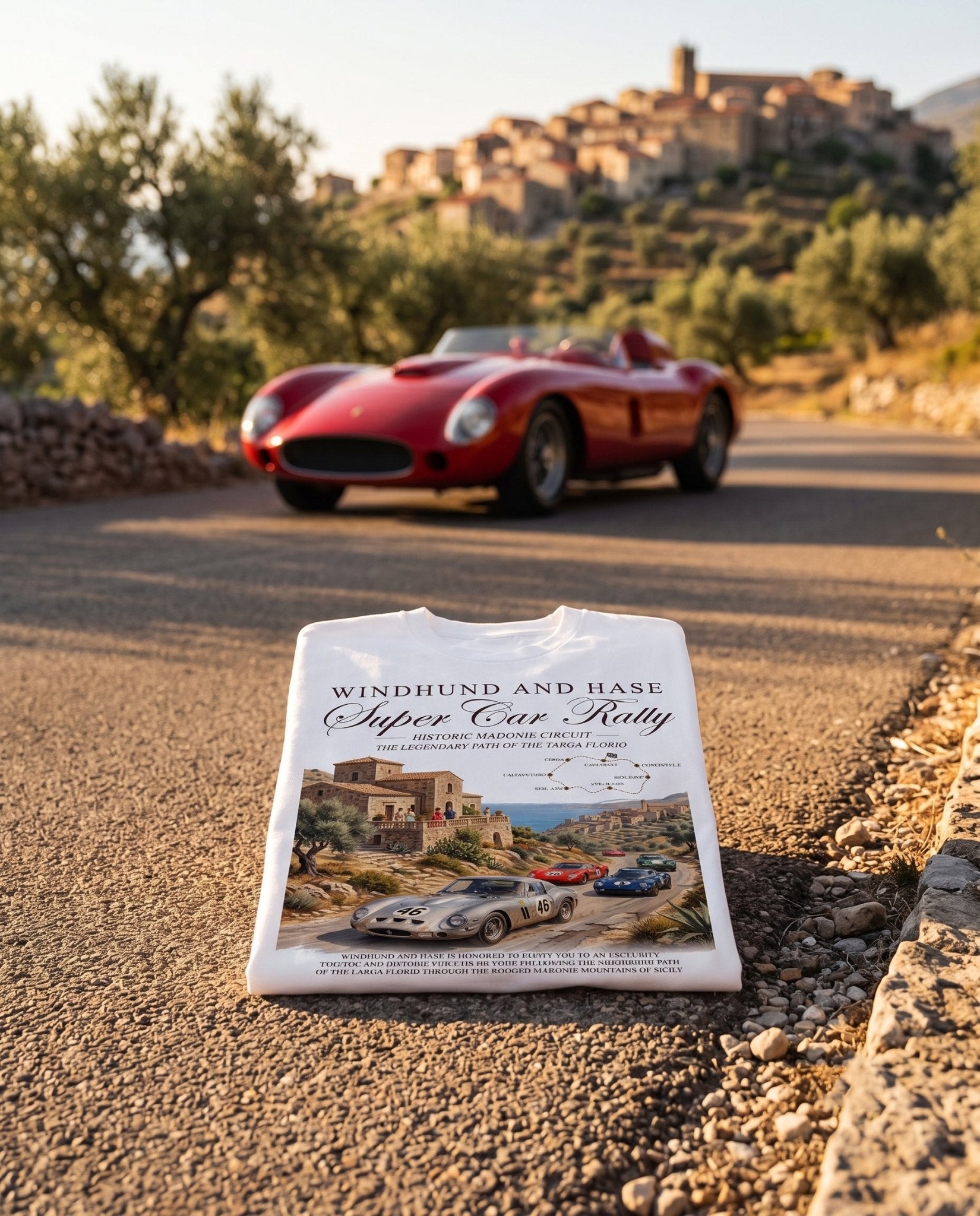 Camiseta Targa Florio - Windhund and Hase