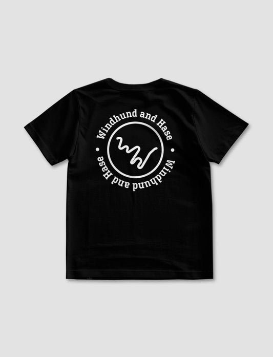 Camiseta Trazada - Negro - Windhund and Hase