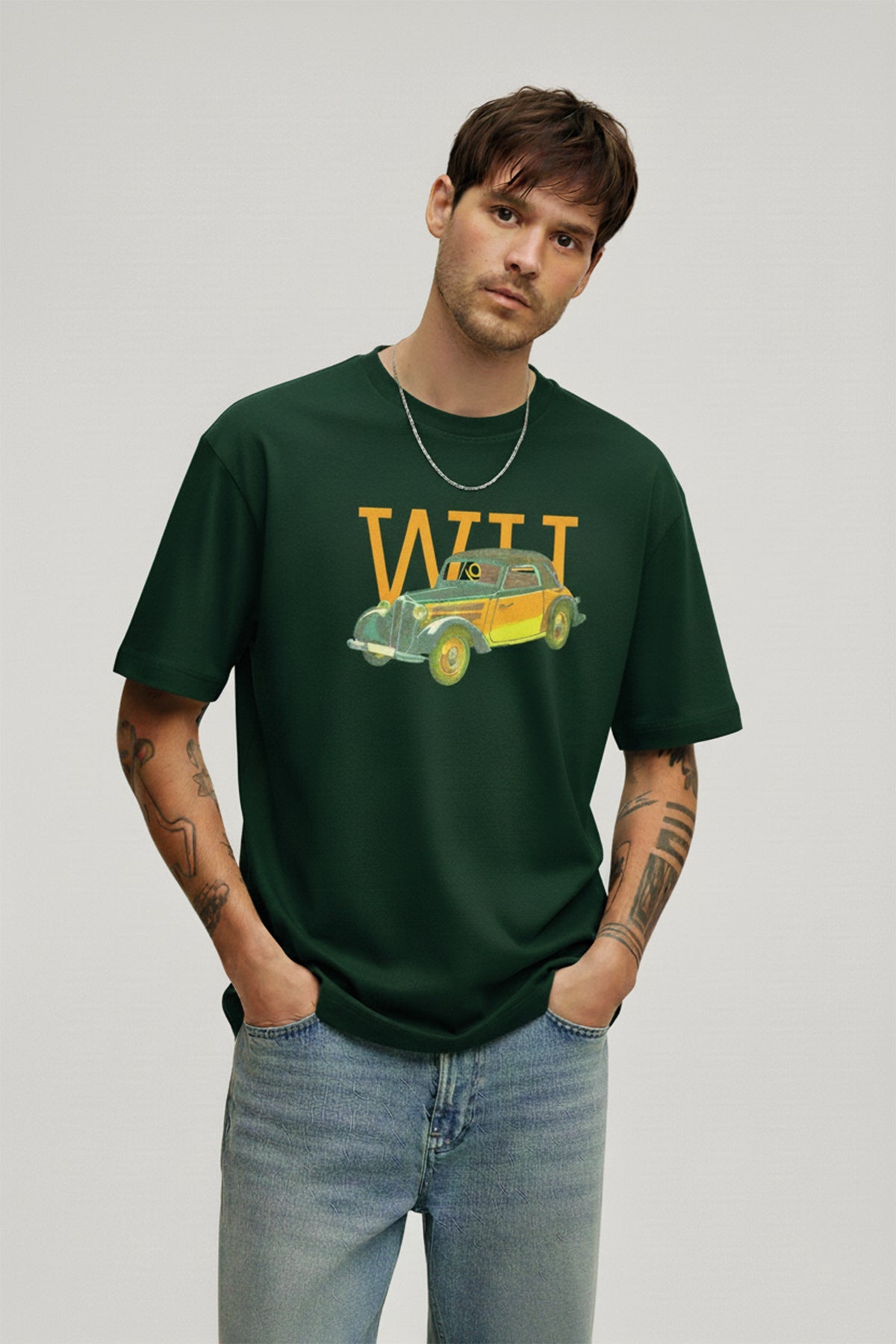 Camiseta WH Classics - Verde Botella - Windhund and Hase