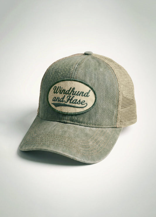 Gorra Trucker Oliva - Windhund and Hase