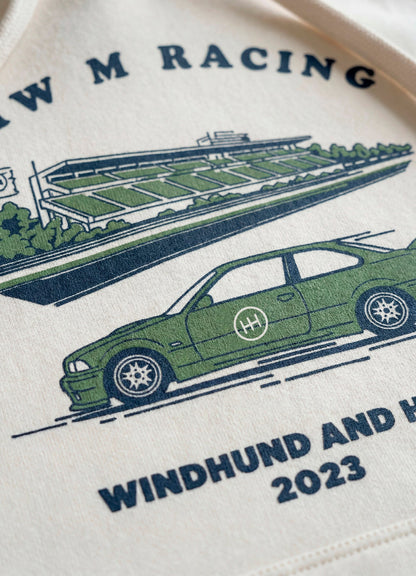 Hoodie BMW M Racing - Off White - Windhund and Hase