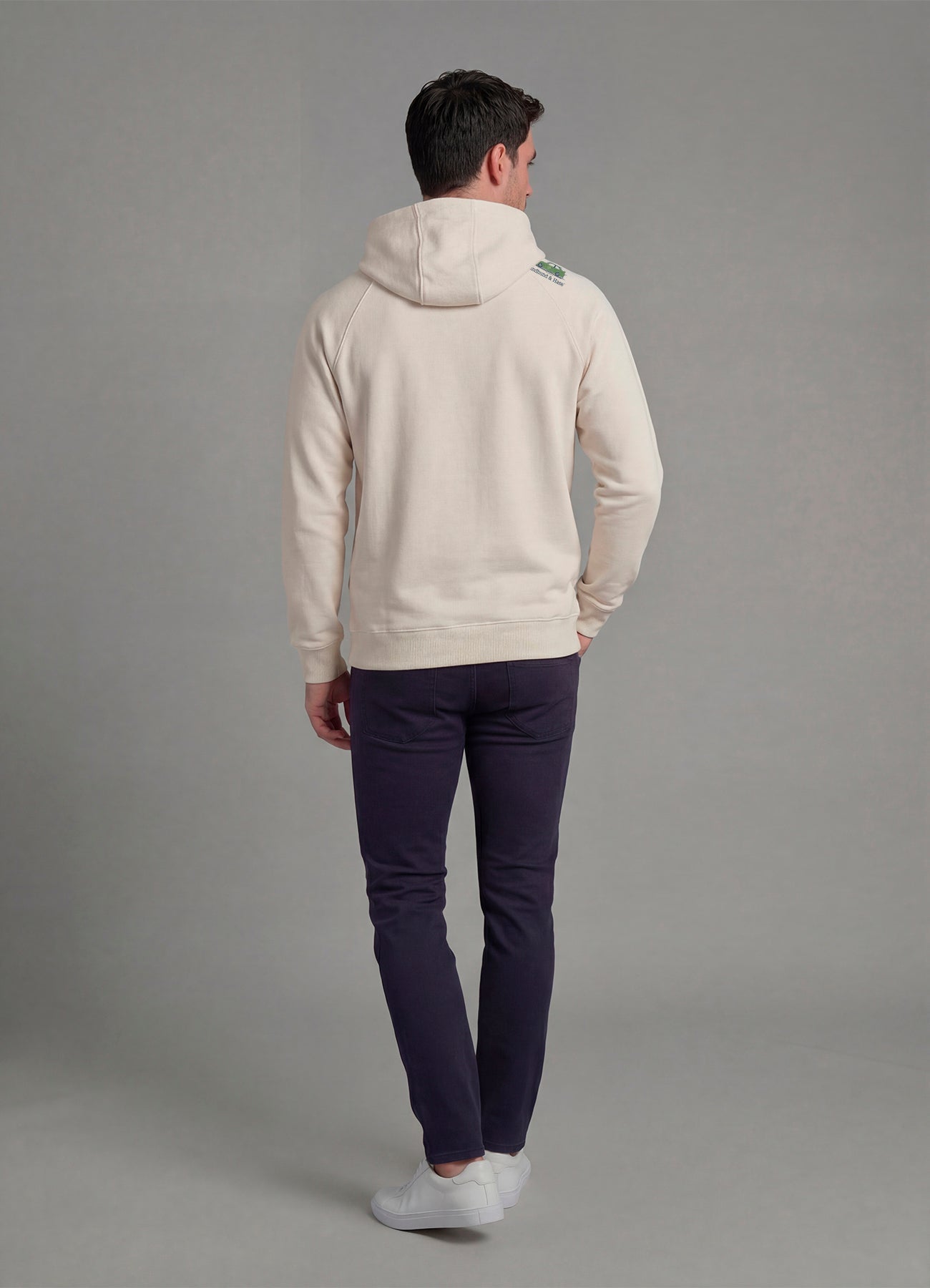 Hoodie BMW M Racing - Off White - Windhund and Hase