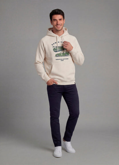 Hoodie BMW M Racing - Off White - Windhund and Hase
