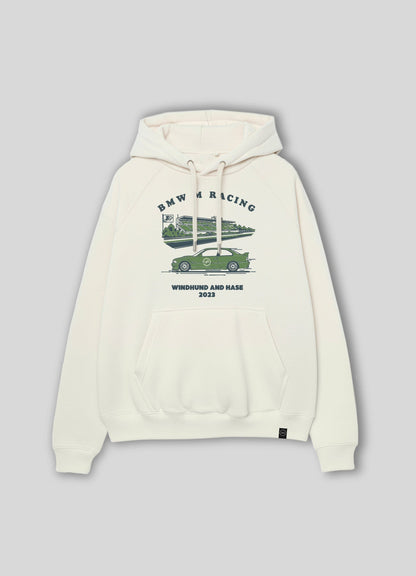Hoodie BMW M Racing - Off White - Windhund and Hase