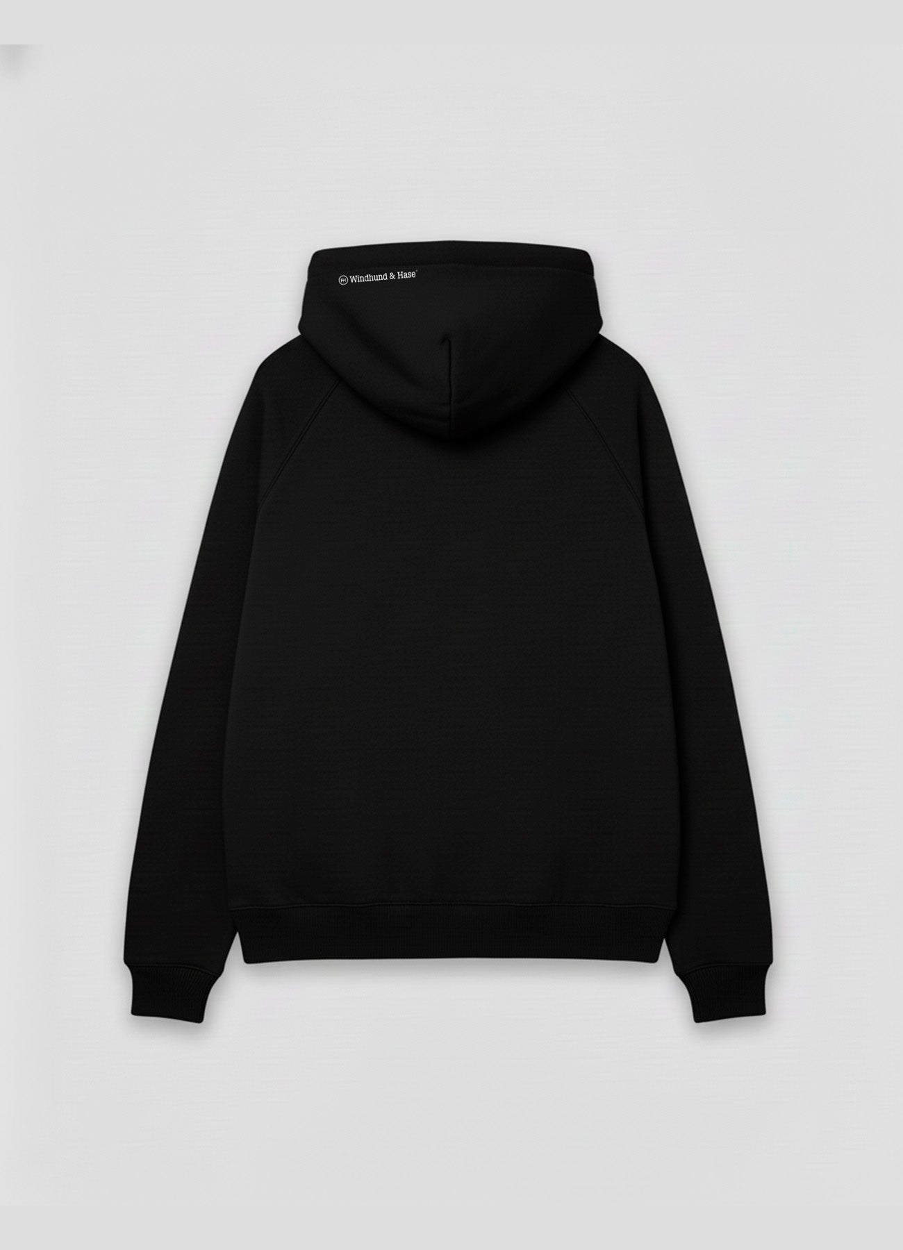 Hoodie Classic Rest - Negro - Windhund and Hase