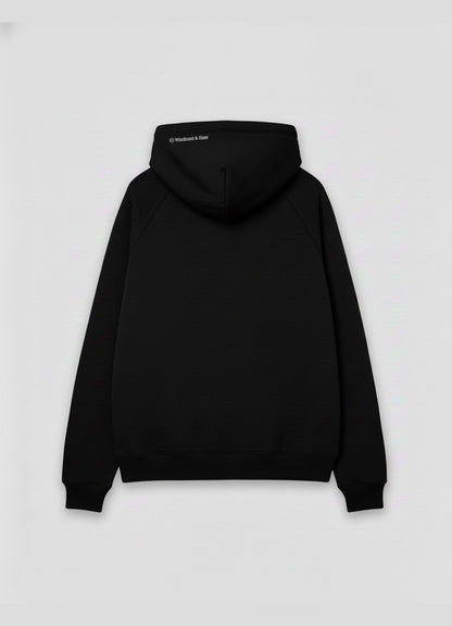 Hoodie Classic Rest - Negro - Windhund and Hase