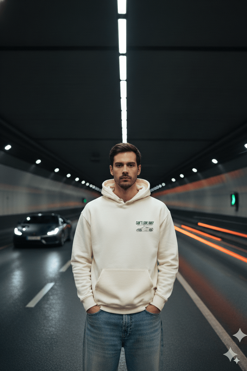 Hoodie Mc Claren - Off White - Windhund and Hase