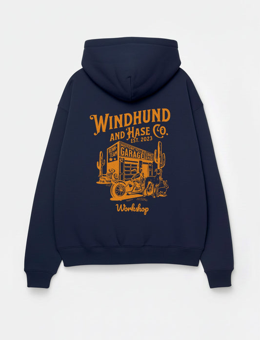 Hoodie Workshop - French Marino - Windhund and Hase