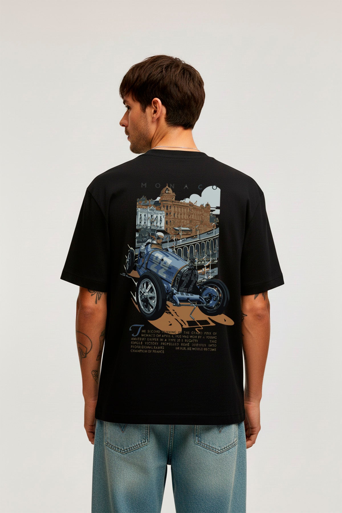 Camiseta Mónaco - Negro