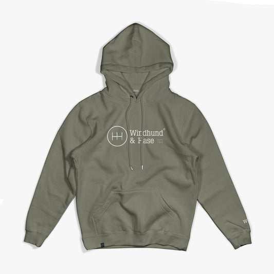 Sudadera Capucha Básica Logo - Army - Windhund and Hase