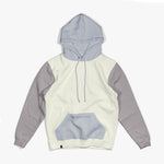 Sudadera Capucha Tricolor - Offwhite - Gris - Azul