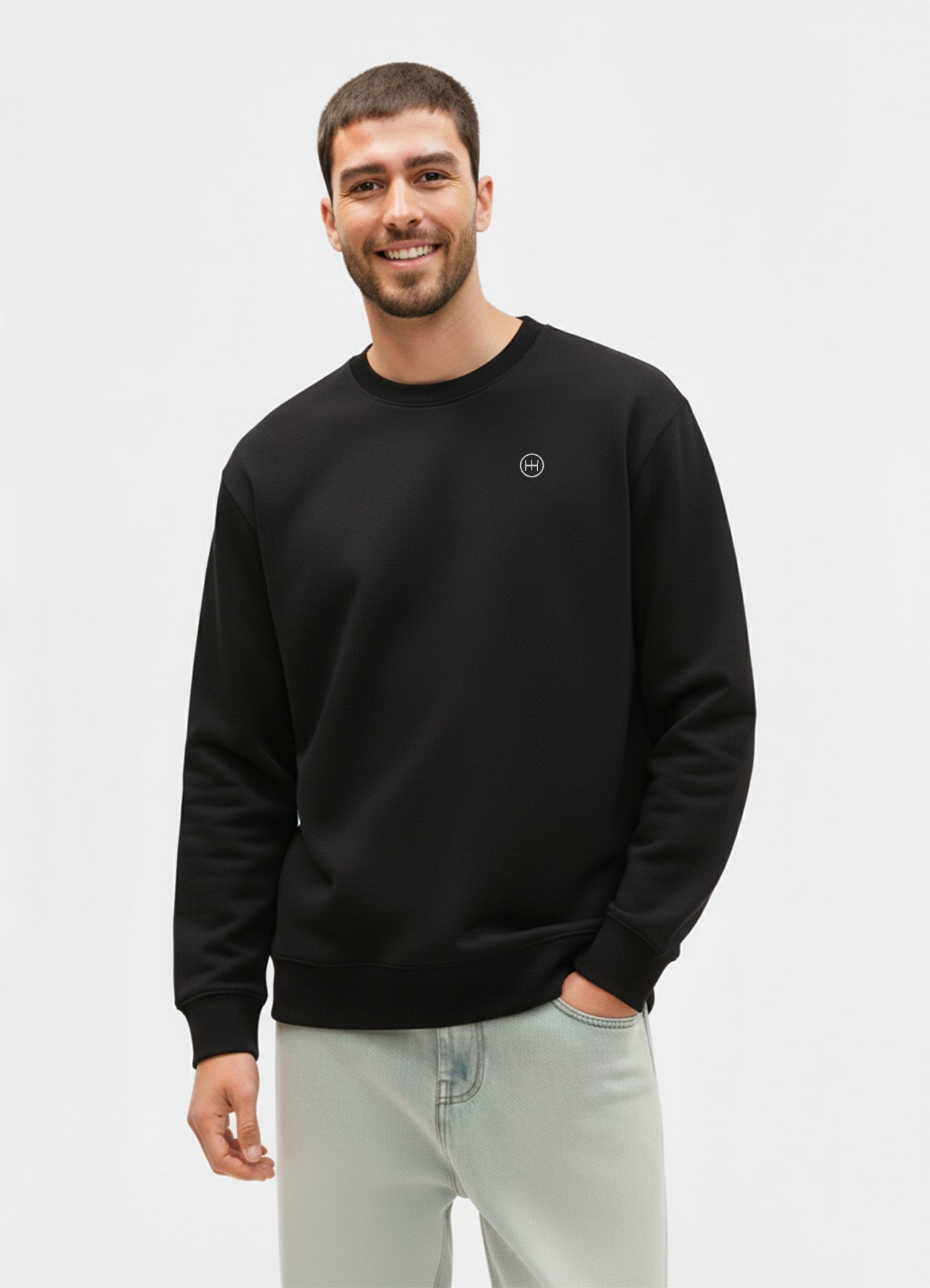 Sudadera Cuello Redondo Porsche GT3 RS - Negra - Windhund and Hase
