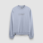 Sudadera cuello Redondo WH - Azul Glaciar