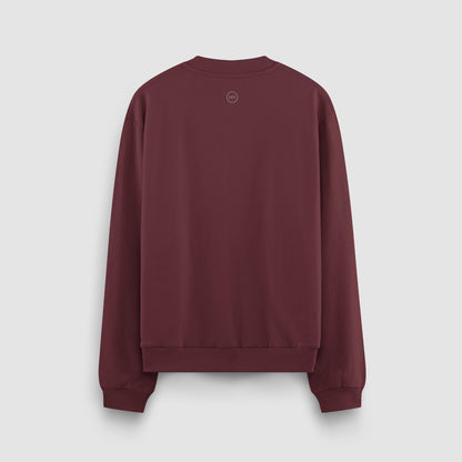 Sudadera cuello Redondo WH - Burdeos - Windhund and Hase