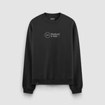 Sudadera cuello Redondo WH - Negro