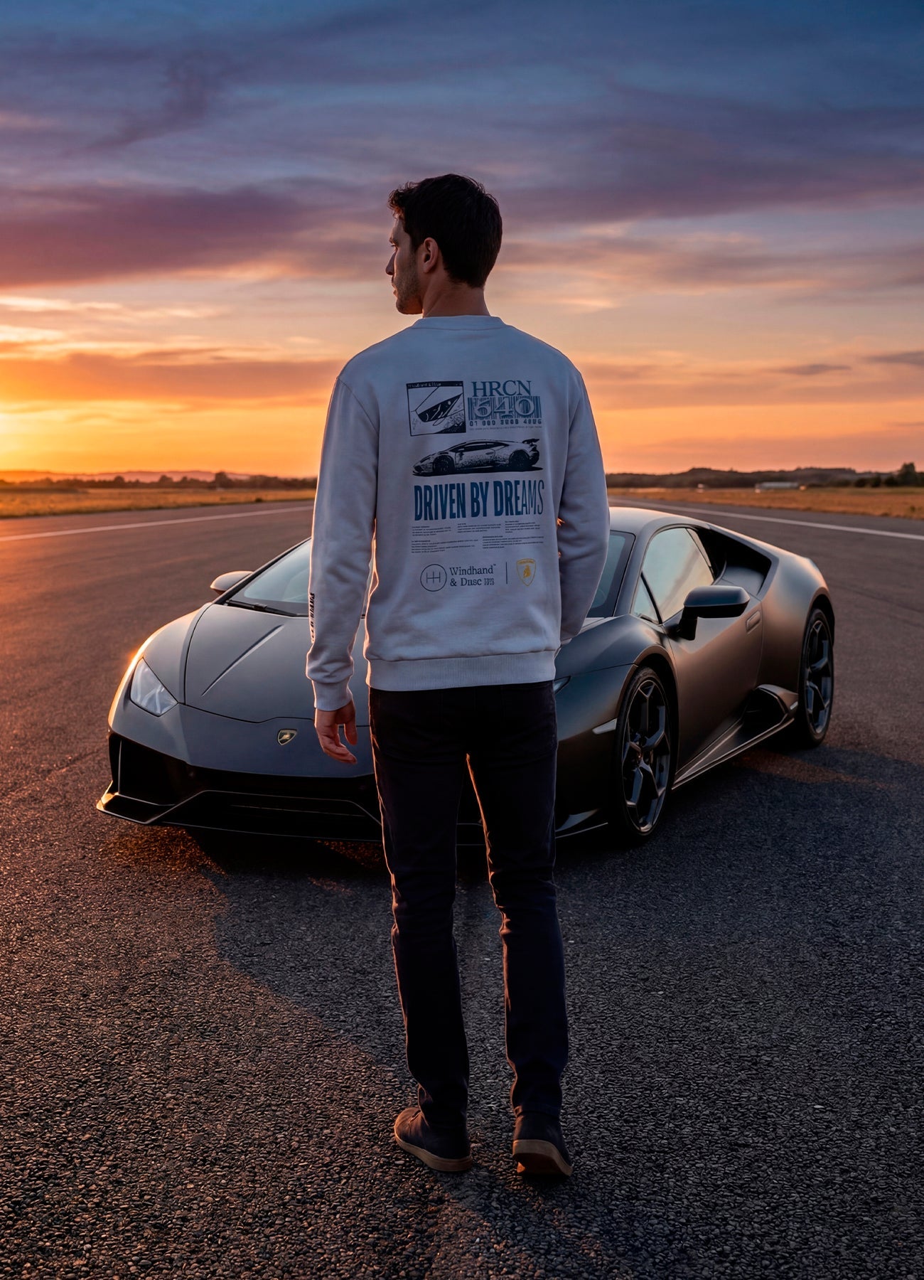 Sudadera Huracan 640 - Azul Glaciar - Windhund and Hase
