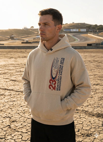 Sudadera Oversize Monterey Laguna Seca "Corkscrew Spec" - Heavyweight Edition - Windhund and Hase