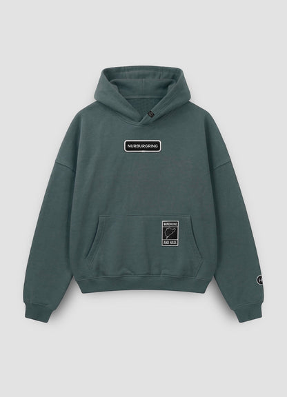 Sudadera Oversize Nürburgring "Track Spec" - Heavyweight Edition - Windhund and Hase