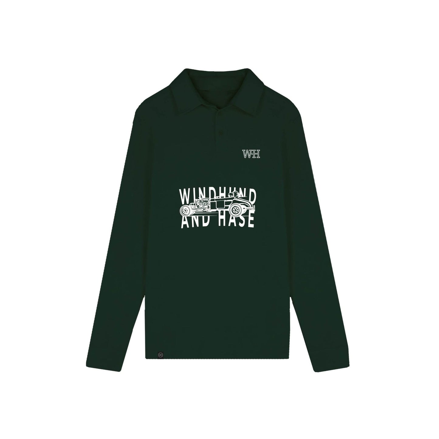 Sudadera Polo WH - Verde Botella - Windhund and Hase