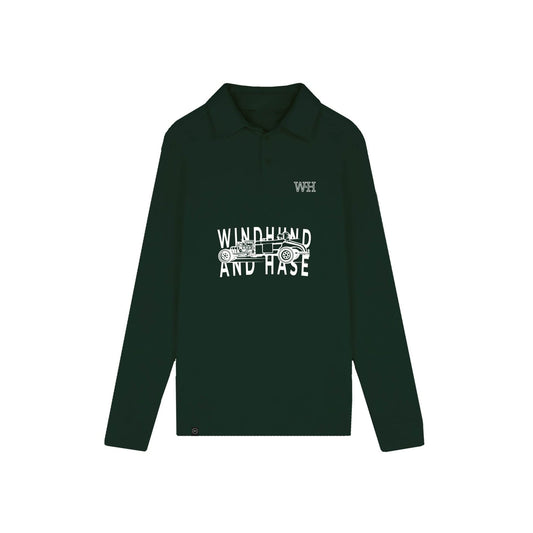 Sudadera Polo WH - Verde Botella - Windhund and Hase