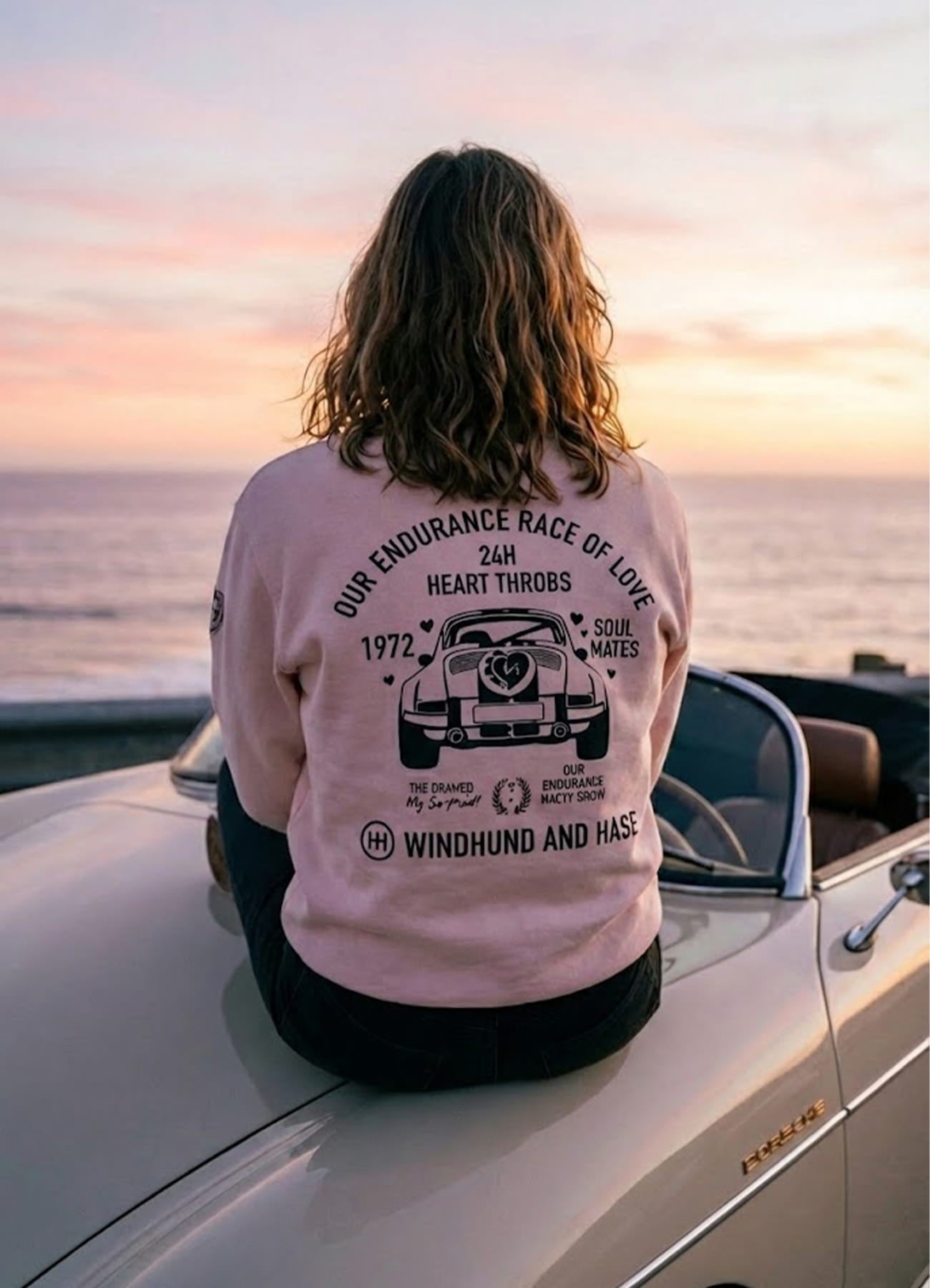 Sudadera WYH Lovers - Rosa crema - Women - Windhund and Hase