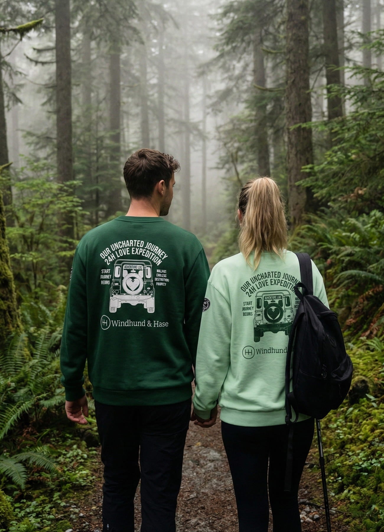 Sudadera WYH Lovers - Verde Imperial - Men - Windhund and Hase
