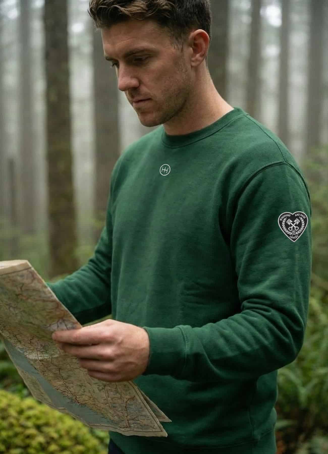 Sudadera WYH Lovers - Verde Imperial - Men - Windhund and Hase