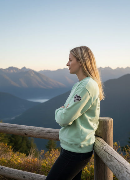 Sudadera WYH Lovers - Verde menta - Women - Windhund and Hase