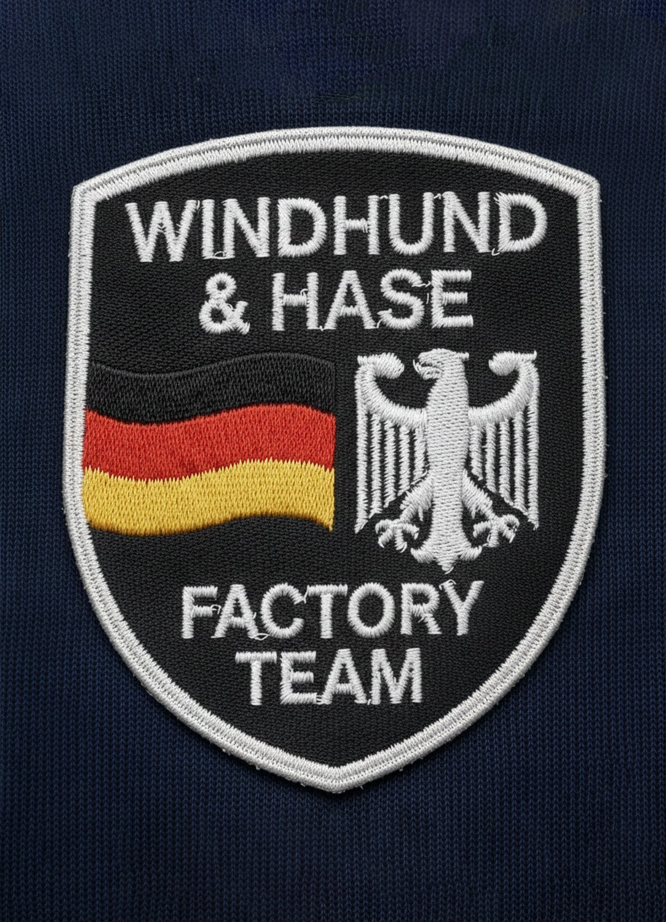 Sudadera Zip 2/3 - W&H German Grand prix - Marino - Windhund and Hase