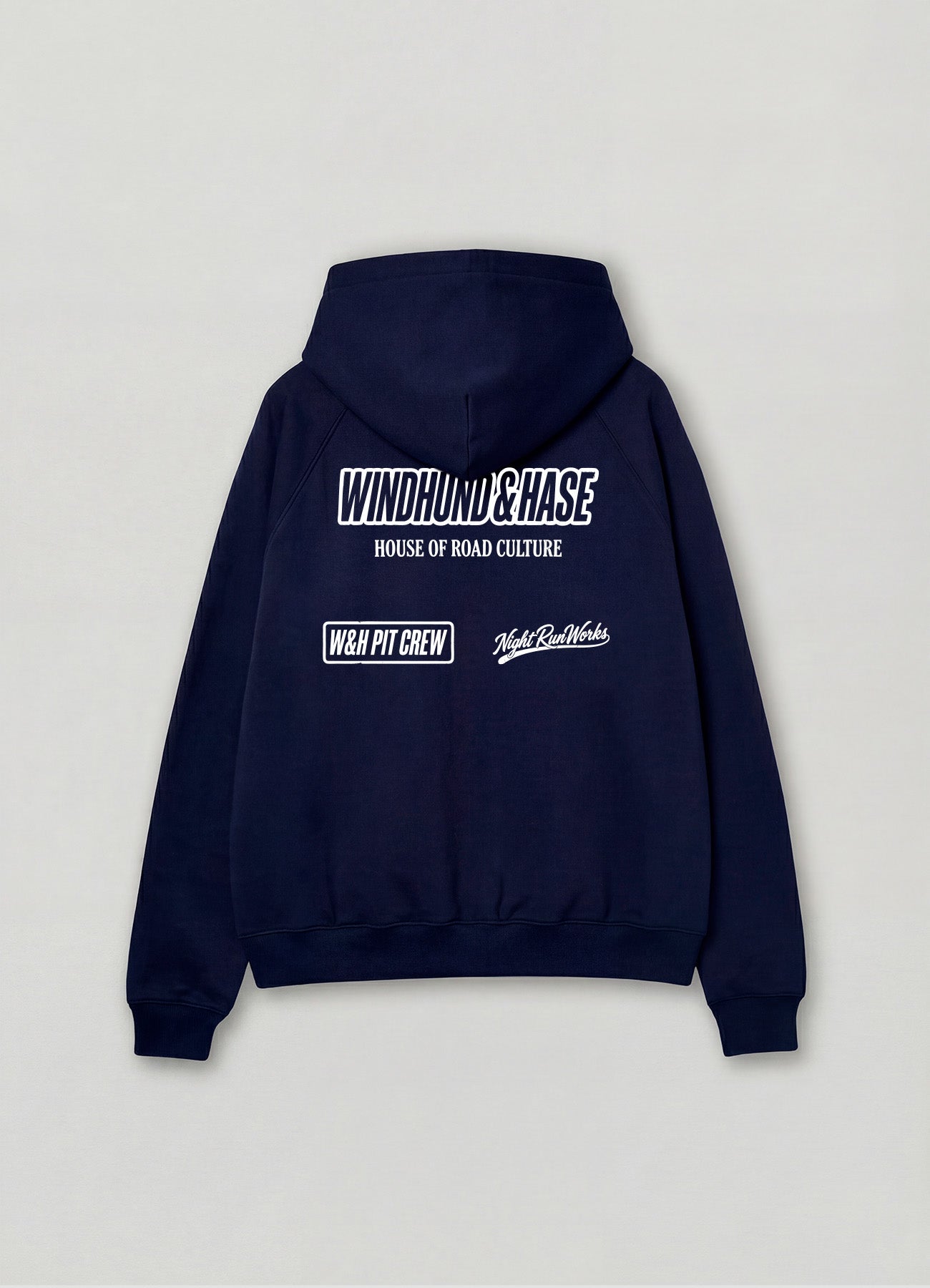 Sudadera Zip - Windhund Pit Crew - French Marino - Windhund and Hase