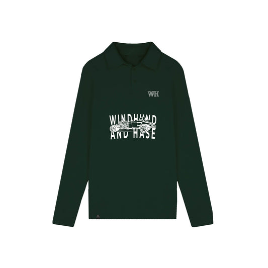 Sudadera Polo WH - Verde Botella - Windhund and Hase